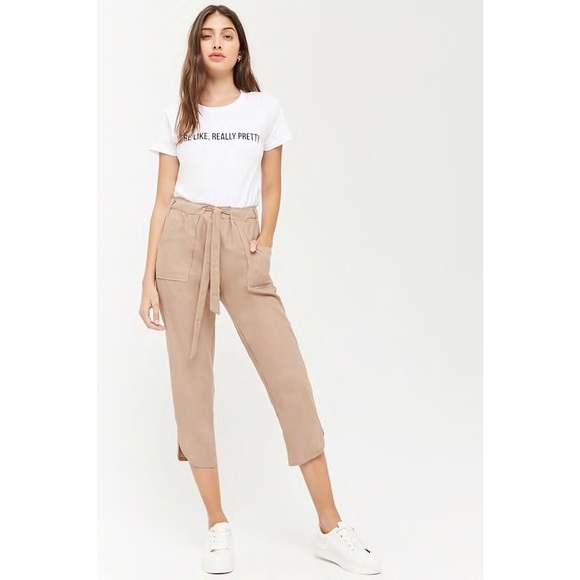 Forever 21 Pants - F21 Cropped Linen Pants Forever 21 Pants - F21 Cropped Linen Pants